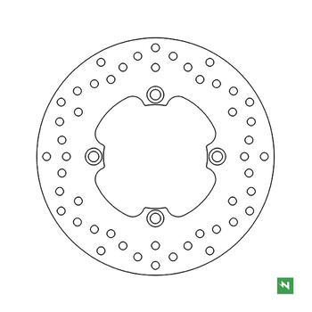 NEWFREN TARCZA HAMULCOWA TYŁ HONDA XL 600/650/700V TRANSALP '91-'07; CB 500 '97-'05; CB750 '92-'02; CB 900 HORNET '02-'07; BUELL '93-'10 (WSZYSTKIE 1200CCM) (240X105X5) (NG209)