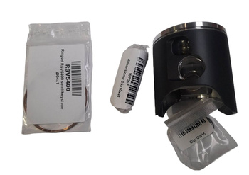 WOSSNER TŁOK KTM (2T) SX 125 (SX125) '01-'22, EXC 125 (EXC125) '01-'22 GAS GAS MC/EC 125 '21-'22 1 PIERŚCIEŃ (53,96MM)(PŁASKIE DENKO Z PODTOCZONĄ KRAWĘDZIĄ)