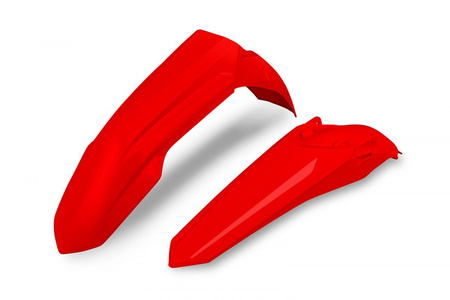 UFO KOMPLET BŁOTNIKÓW HONDA CRF 450R/RX '21, KOLOR CZERWONY (OEM RED CRF '21,) (HO05603070, HO05604070)
