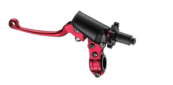 ACCEL UCHWYT DŹWIGNI SPRZĘGŁA KOMPLETNY UNIWERSALNY (KUTY) KOLOR TYTANOWY (DŹWIGNIA NIEŁAMKA) (CL-101-4TI) - PROMOCJA