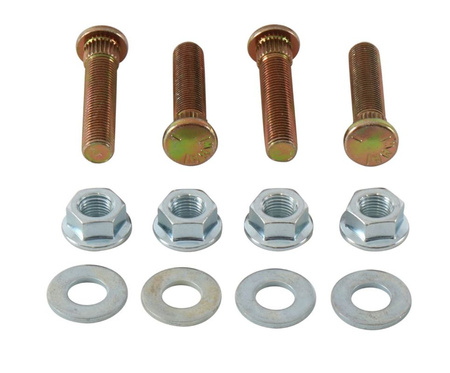 ALL BALLS SZPILKI PODKŁADKI I NAKRĘTKI KOŁA PRZEDNIEGO / TYLNEGO M10 X GWINT CALOWY 24G 3/16" POLARIS RANGER 500/570/800/900 - PATRZ OPIS DODATKOWY