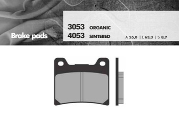 BRENTA KLOCKI HAMULCOWE KH88 SPIEK METALICZNY (ZŁOTE) (FT 4053)