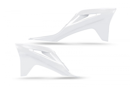 UFO OSŁONY CHŁODNICY GAS GAS MC 125, /MC-F/EC/EC-F/EX-F 250, /EX/EC 300, /EC-F/EX-F 350, /MC-F/EX-F 450 '21-22, KOLOR BIAŁY