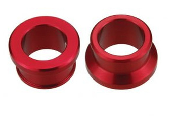 ACCEL TULEJKI DYSTANSOWE KOŁA TYŁ SUZUKI RMZ 250 '07-'25, RMZ 450 '05-'25 KOLOR CZERWONY