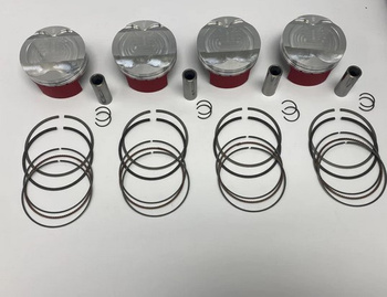 WOSSNER KOMPLET TŁOKÓW SUZUKI GSX 1300 R HAYABUSA '08-'20 BIG BORE HIGH COMP. (14.0:1) (83,95MM)