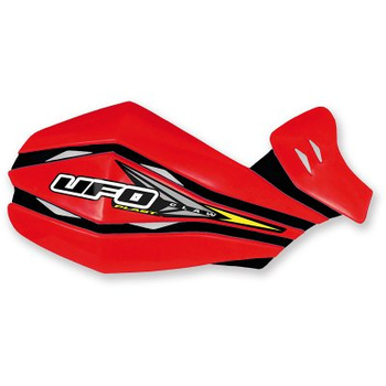 UFO OSŁONY RĄK (HANDBARY) CLAW KOLOR CZERWONY (Z MOCOWANIAMI 22MM) - PROMOCJA - STD CENA 137,90