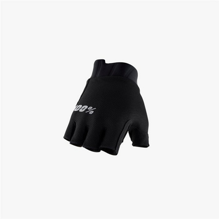 100 PROCENT RĘKAWICE ROWEROWE EXCEEDA GEL BLACK KOLOR CZARNY ROZMIAR L - OFERTA SPECJALNA