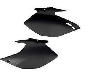 UFO BOCZKI TYLNE YAMAHA WRF 250 '07-'14, WRF 450 '07-'11 KOLOR CZARNY