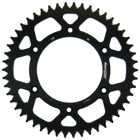 SUPERSPROX ZĘBATKA TYLNA ALUMINIOWA 7075-T6 (ERGAL) 289 50 HONDA CR/CRF/XR '83-'16 (JTR210.50) KOLOR CZARNY
