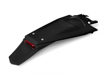 UFO BŁOTNIK TYŁ HUSQVARNA TE 150 / 250 / 300 '24, FE 250 / 350 / 450 / 501 '24, KOLOR CZARNY (Z LAMPKĄ LED)