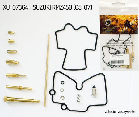 PSYCHIC ZESTAW NAPRAWCZY GAŹNIKA SUZUKI RMZ 450 '05-'07 (26-1466) (NA 1 GAŹNIK)