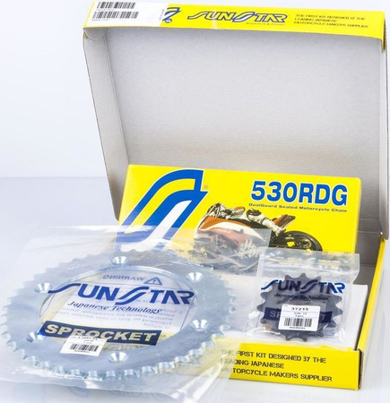 SUNSTAR ZESTAW NAPĘDOWY HONDA CBR 900RR '92-95 STANDARD (16/42/108) (DO 1000CC) (SUN52216/SUN1-5485-42/SS530RDG-108N) - MADE IN JAPAN - OFERTA SPECJALNA