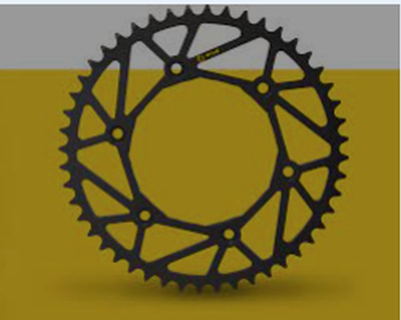 PROX ZĘBATKA TYLNA 820 51 STALOWA ULTRALITE HUSQVARNA CR/WR/TE/TC '90-'13, BETA RR '05-'12 (82051JT) (JTR822.51) KOLOR CZARNY