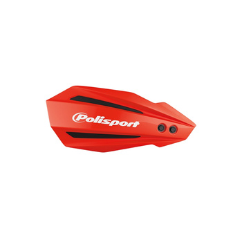 POLISPORT OSŁONY RĄK (HANDBARY) MODEL BULLIT Z UNIWERSALNYM ZESTAWEM MONTAŻOWYM 22/28 HONDA CR '07-22', CRF '07-21' KOLOR CZERWONY