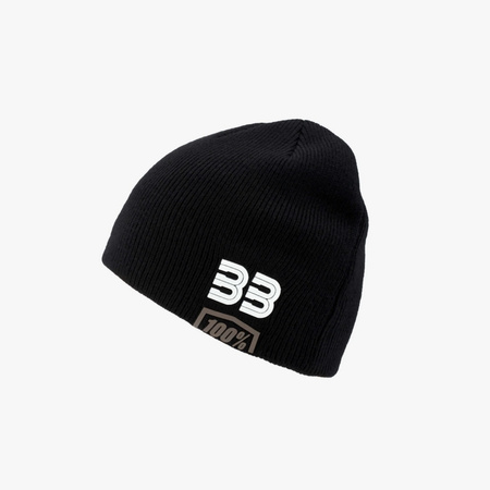 100 PROCENT CZAPKA ZIMOWA MODEL BB33 SKULLY BEANIE BLACK KOLOR CZARNY