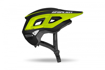 UFO KASK ROWEROWY MTB / E-BIKE DEFCON-THREE KOLOR CZARNY/ŻÓŁTY FLUO ROZMIAR XS/S/M - KOLEKCJA 2024