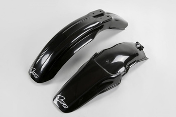 UFO KOMPLET BŁOTNIKÓW HONDA CR 85 '03-21, KOLOR CZARNY (HO03623001 , HO03627001)
