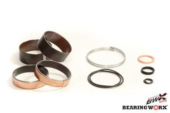 BEARING WORX ZESTAW TULEJEK (PANEWEK) ZAWIESZENIA PRZEDNIEGO KTM SX/SXF/XC '08-'11 (38-6073)