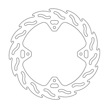 MOTO-MASTER PROMOCJA TARCZA HAMULCOWA TYŁ FLAME 240MM HONDA CRF 250/450 '04-