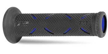 PROGRIP MANETKI PG717 ROAD (22+25MM, DŁ.122MM) KOLOR CZARNY/NIEBIESKI (DWUSKŁADNIKOWE) (717-150) (PG717/2)