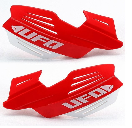 UFO PLASTIKI ZAMIENNE DO OSŁON RĄK (HANDBARÓW) VULCAN PM01650070 KOLOR CZERWONY/BIAŁY