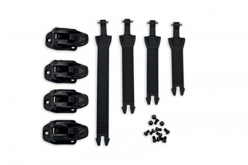 UFO PASKI, KLAMRY, ZAPIĘCIA, ŚRUBY DO BUTÓW AVIOR, ELEKTRON, OBSIDIAN I TYPHOON KOMPLET (4SZT) KOLOR CZARNY