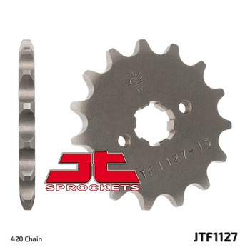 JT ZĘBATKA PRZEDNIA 2065 15 DERBI SENDA 50 '96-'99, GAS GAS 50 - PATRZ 215315JT (JTF1129.15) (ŁAŃC. 420)