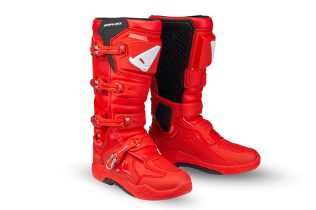 UFO 2024/09 BUTY XANDER CROSS / OFFROAD Z ZAWIASEM KOLOR CZERWONY ROZMIAR 46 - KOLEKCJA 2025