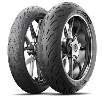 MICHELIN PAKIET 4 SZTUK OPON (CAI830256/25) 120/70ZR17 ROAD 6 (58W) TL M/C PRZÓD DOT 2025 + SŁUCHAWKI BEZPRZEWODOWE