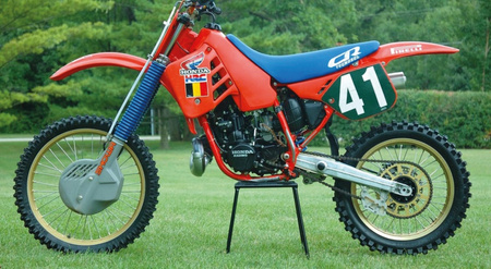 BLACKBIRD KOMPLET NAKLEJEK (OKLEIN) HONDA CR 125 '87-'88 REPLICA TEAM HONDA