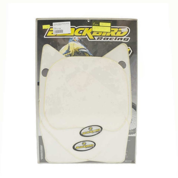 BLACKBIRD WYPRZEDAŻ KOMPLET NAKLEJEK (OKLEIN) POD NUMERY STARTOWE YZ125/250 KOLOR BIAŁY