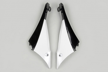 UFO ŁĄCZNIK OSŁON CHŁODNICY YAMAHA YZF 450 '10-13, KOLOR BIAŁY/CZARNY