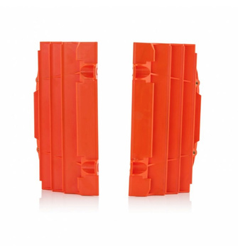 UFO OSŁONY CHŁODNICY (KRATKI) KTM SXF 250-350-450 16-18; SX 125-150 16-18; SX 250 17-18; KTM EXC-EXCF 250-350-450-400 17-19; HUSQVARNA FC 125 '16-'18, TC 125 '16-'18, TC 250 '17-'18, TE / TX / FE 250 / 350 / 450 '17-'19 KOLOR POMARAŃCZOWY