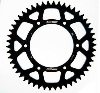 SUPERSPROX ZĘBATKA TYLNA ALUMINIOWA 7075-T6 (ERGAL) 899 47 KTM SX/EXC (JTR897.47) KOLOR CZARNY