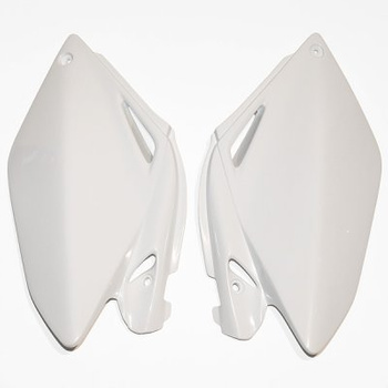 UFO BOCZKI TYLNE HONDA CRF 250R '06-'09 KOLOR BIAŁY