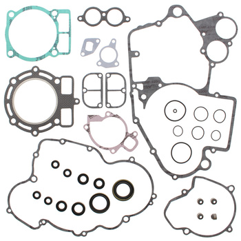 WINDEROSA (VERTEX) KOMPLET USZCZELEK KTM EXC 400 00-02, EXC 450 03-07, EXC-G 400 04-06, SMS 450 04, SX 400 98-02 (Z USZCZELNIACZAMI SILNIKOWYMI)