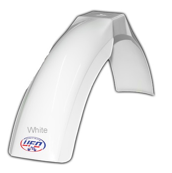 UFO BŁOTNIK PRZÓD VINTAGE CROSS ENDURO '75-'79 KOLOR BIAŁY