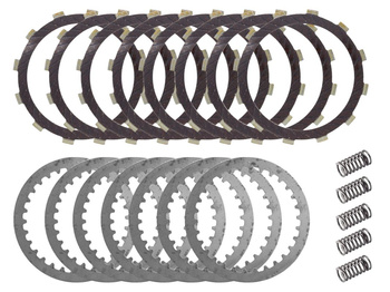 PSYCHIC 2024/08 TARCZE, PRZEKŁADKI I SPRĘŻYNY SPRZĘGŁOWE (KOMPLET) KAWASAKI KLR 650 '96-'11 (DRC168)
