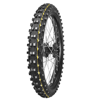 MITAS OPONA 90/100-21 C-19 57R TT SUPER (ŻÓŁTY PASEK) PRZÓD DOT 40-41/2022 (26104) WYCOFANE