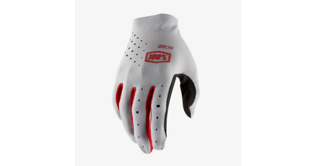 100 PROCENT RĘKAWICE CROSS/ENDURO MODEL SLING MX GREY KOLOR SZARY/CZARNY/CZERWONY ROZMIAR M