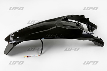 UFO BŁOTNIK TYŁ KTM SX/SXF '11-'13 Z LAMPĄ KOLOR CZARNY ( ENDURO Z LAMPKĄ LED )