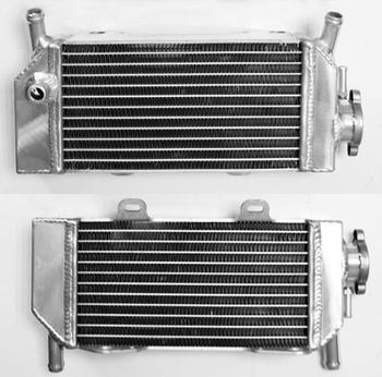 PSYCHIC CHŁODNICA HONDA CRF 250R '04-09 / 250X '04-16 WZMOCNIONA O ZWIĘKSZONEJ POJEMNOŚCI PRAWA (SZT.) (Z KORKIEM)