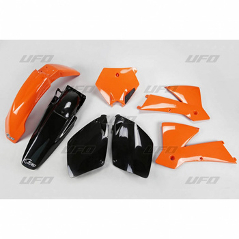 UFO KOMPLET PLASTIKÓW KTM SX/SXF '03 KOLOR OEM (POMARAŃCZOWY/CZARNY) (KT501BE999)