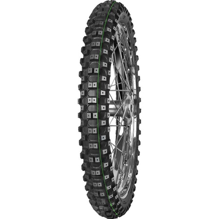 MITAS OPONA 90/90-21 (3.00-21) ENDURO TRAIL-RALLY MH SUPER LIGHT (ZIELONY PASEK) 54R M+S PRZÓD DOT 37/2023 (460145) ZAMIENNIK:70000280 (SUBSTYTUT: C-17 STONEATER SUPER LIGHT)