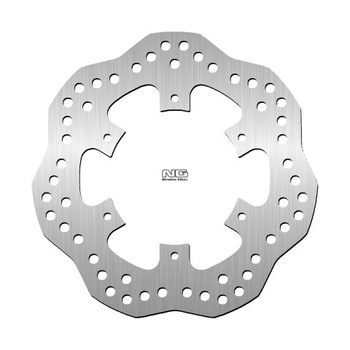 NG TARCZA HAMULCOWA PRZÓD/TYŁ DERBI GP1 50 '05-11, GILERA RUNNER 50/125/180 '02-16 (220X105X4MM) (6X6,5MM) WAVE