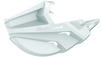POLISPORT WYPRZEDAŻ MAŁA OSŁONA TARCZY HAMULCOWEJ PRZÓD (PASUJE DO WSZYSTKICH OSŁON DOLNYCH) KOLOR BIAŁY