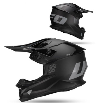 UFO 2026/01 KASK INTREPID CROSS KOLOR CZARNY/SZARY ROZMIAR M ( ECE 22R06 ) - KOLEKCJA 2026