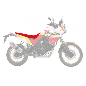 BLACKBIRD POKROWIEC / POSZYCIE NA SIEDZENIE YAMAHA TENETE 700 '20-'23 KOLOR CZERWONY CZARNY (POKROWIEC RALLY RIDE JEDNOCZĘŚCIOWY)