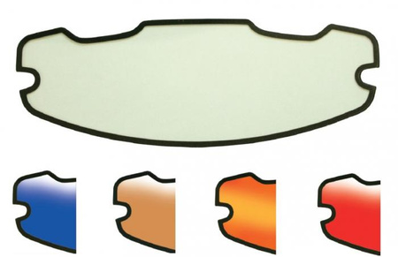 PROGRIP SZYBKA PG3000 WEWNĘTRZNA DO KASKU (ANTIFOG) KOLOR CZERWONY (WKLEJANA UNIWERSALNA) WYPRZEDAŻ