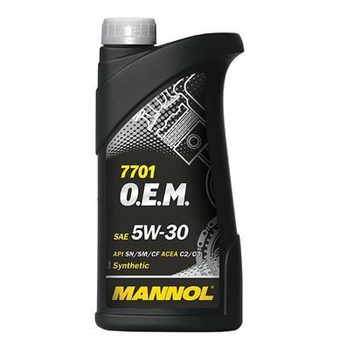 MANNOL OLEJ SILNIKOWY SAMOCHODOWY 5W30 ENERGY FORMULA OP 1 LITR (7701) (SYNTETYCZNY)